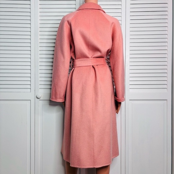 PISSENLIT Pink The Classic Wrap Coat Size 2 - Picture 9 of 9